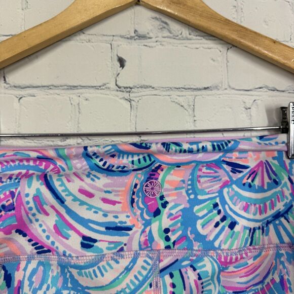 Lilly Pulitzer Luxetic Leggings Women Small Vibrant Color High Rise 50 UPF Gym - Picture 7 of 12